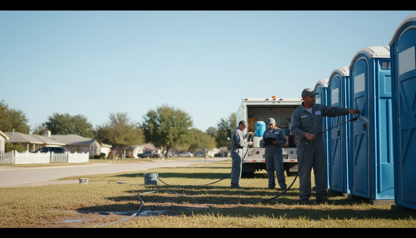 Long-Term Portable Toilet Rental in Woodbine, GA near me